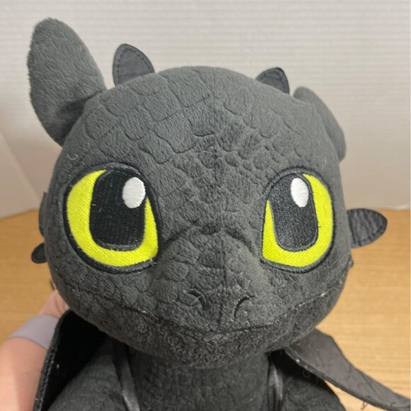 Build-A-Bear How to Train Your Dragon Toothless Plush Red Tail Limited Edition - Picture 5 of 16